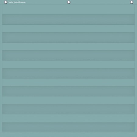 Teacher Created Resources Calming Blue 7 Pocket Chart, 28in. x 28in. TCR20101